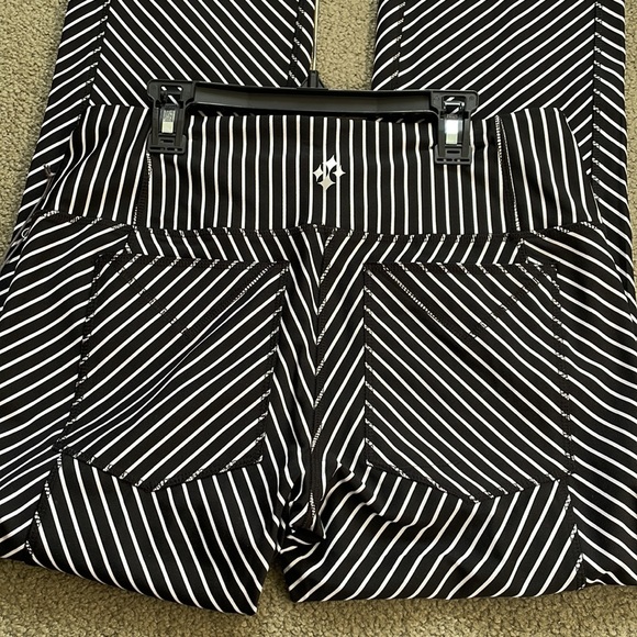 Jofit Packable Pant Black w/ White Stripes Size M UB003-DGS - Picture 3 of 7